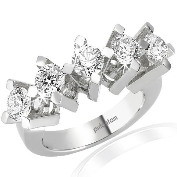 4.00 ct. HRD Sertifikalı G Color Pırlanta Beştaş